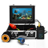 Eyoyo 9 Inch Underwater Fishing Camera Video Fish Finder HD 1000 TVL Waterproof Camera w/Adjustable Infrared & White Light for Ice Lake Sea Fishing 30m(98ft) Cable Video DVR Recording