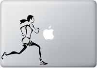 Runner Macbook Decal Mac Decal Macbook Pro Laptop Sticker Vinyl Decal Mac Apple Skin 13 15 17
