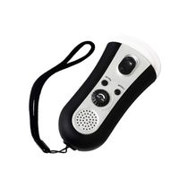 SolarEK Portable Hand Crank Power Radio W/ Super Bright LED Flashlight. Great for Camping Tent Outdoor Mountain Hiking Trekking Climbing Emergency Light Power Hurricane Storm Outages.