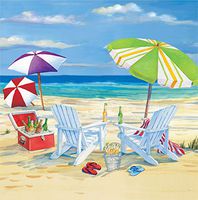 Creative Converting 18 Count Lunch Napkins, Relaxation