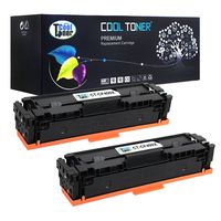 Cool Toner 2 Pack 2,800 Pages Black Compatible Toner Cartridge Replacement for 201X CF400X Used for Color Laserjet Pro M252dw M252n MFP M277dw M277n Printer