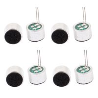 uxcell 8Pcs 52dB Electret Microphone Inserts with PCB Pins Condenser 9x7mm