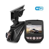 Dash Cam WIFI Dash Cameara 1080P FHD AZDOME Driving Recorder 6 Lane 170° Wide Angle Car DVR Adjustable Lens Dashboard Camera Recorder with G-Sensor, Loop Recording, Motion Detection, Parking Monitorin