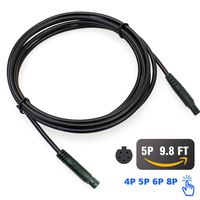 Dash Cam Rear View Camera Extension Cord,YQMAJIM 5 Pin 9.8 Ft Extension Cable Car Backup Camera/Reverse Car Recorder(5-Pin 9.8Ft)