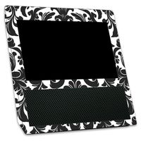 MightySkins Skin Compatible with Amazon Echo Show - Black Damask | Protective, Durable, and Unique Vinyl Decal wrap Cover | Easy to Apply, Remove, and Change Styles | Made in The USA