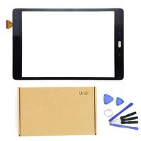 UoUo Replacement Touch Screen Digitizer Glass For Samsung Galaxy Tab A 9.7 SM-P550 P550 Black (with 8 pcs tools gift)