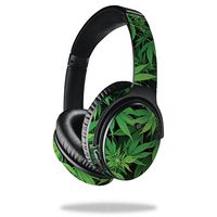 MightySkins Skin Compatible with Bose QuietComfort 35 Headphones - Weed | Protective, Durable, and Unique Vinyl Decal wrap Cover | Easy to Apply, Remove, and Change Styles | Made in The USA