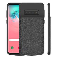 BIGFOX Galaxy S10E Battery Case - 4700mAh Rechargeable Extended Charging Case Soft TPU Portable External Power Bank Protective Charger Case for Samsung Galaxy S10E