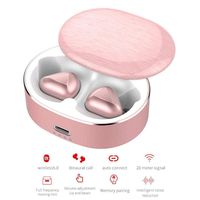 Youandmes Bluetooth 5.0 Earbuds ?True Wireless Stereo? Headphones IPX8 Waterproof in-Ear Wireless Charging Case Built-in Mic Headset Premium Sound with