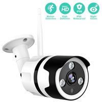 Outdoor Camera - 1080P Outdoor Security Camera, IP66 Waterproof, 2-Way Audio Home Security camera, Outdoor Camera Wireless with Motion Detection Night Vision, Cloud Storage/TF Card Work with Alexa