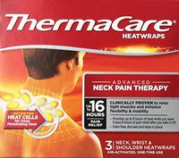 ThermaCare Heatwraps Neck, Shoulder & Wrist 3 Each ( Pack of 9)