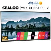 Outdoor TV Full Weatherized 43" UHD Smart Weatherproof LED Television Sealoc 4K