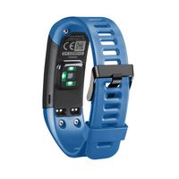 Amanod Replacement Silicone Bracelet Strap Wristband for Garmin Vivosmart HR (145mm-210mm, Blue)