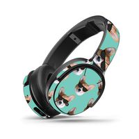 MightySkins Skin Compatible with Skullcandy Venue Wireless Headphones - Cool Corgi | Protective, Durable, and Unique Vinyl wrap Cover | Easy to Apply, Remove, and Change Styles | Made in The USA