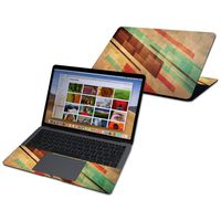 MightySkins Skin Compatible with Apple MacBook Air 13" (2018) - Abstract Wood | Protective, Durable, and Unique Vinyl Decal wrap Cover | Easy to Apply, Remove, and Change Styles | Made in The USA