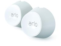 Arlo Accessory - Magnetic Wall Mounts | Set of 2, Indoor/Outdoor, White | Compatible with Arlo Ultra and Arlo PRO 3 Only | (VMA5000)
