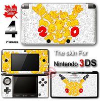Pokemon Pikachu 20th Anniversary Go Skin Sticker Decal Cover for Original 3DS