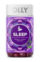 OLLY Sleep Melatonin Gummy, All Natural Flavor and Colors with L Theanine, Chamomile, and Lemon Balm, 3 mg per serving, 35 Day Supply (70 gummies)