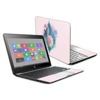MightySkins Skin Compatible with HP Chromebook 11 G5 11.6" - Flamingo Vice | Protective, Durable, and Unique Vinyl Decal wrap Cover | Easy to Apply, Remove, and Change Styles | Made in The USA