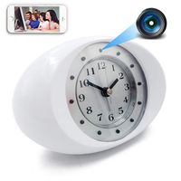 Waynmer WiFi Hidden Camera Clock 1080P Spy Cam, Night Vision and Motion Detection, WiFi and Local Recording Both, Instant Push, Hotspot Mode