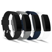 Compatible with Fitbit Inspire HR Bands for Women Men Large Small, Adjustable Replacement Wristbands for Fitbit Inspire and Inspire HR and Ace 2, Black,Gray,Navy,White, Small