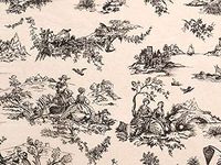 Black Toile on Kraft Print Design Gift Grade Tissue Paper Sheets - 15" x 20" Choose Package Amount (48)