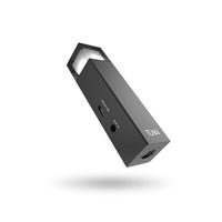 TUNAI Wand aptX Low Latency Long Range Bluetooth Transmitter - Wireless Audio Adapter for Your TV, Home Stereo, PC, Game Consoles - Connect 2 Headphones - No delay - Bluetooth 5.0 - Micro USB/AUX