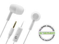 Cellet 3.5mm Premiere Sound Hands-Free Stereo In-Ear Headphones - White