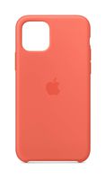 APPLE Silicone Case (for iPhone 11 Pro) - Clementine (Orange) (Renewed)