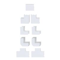 Connector Accessory Pack - 9 Cable Connection Pieces for SimpleCord Cable Concealer Kit ASIN B01JKO8724