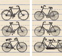 HomArt Large Decorative Bicycles Matches