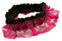 Forum Novelties Roaring 20s Garter Armband - One Size - Pink/Black