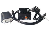 EULAN ADC Converter Analog to Digital Optical Converter Coaxial Toslink S/PDIF Stereo L/R RCA Audio Adapter