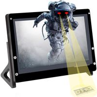 Raspberry Pi 7" Touch Screen Monitor Module, 7 inch IPS Display Portable Touchscreen Computer 1024X600 HDMI Game Monitor for Pi 4/3/2/ Zero/B B+,Support Raspbian Ubuntu Xbox /PS4 /Mac iOS/Win10