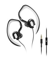 Sport Earphones In-Ear Earbud with Microphone Earbuds for Running Workout Stereo Headphones and Noise Isolating Headset(Black)