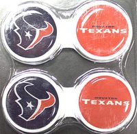 California Accessories Houston Texans 2 Pack Contact Lens Case