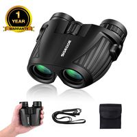 12x25 Compact Binoculars SGODDE Binoculars for Adults with Low Light Night Vision, Folding High Power Waterproof Binocular Easy Focus for Outdoor Hunting, Bird Watching,Traveling, Concert, Sport Games