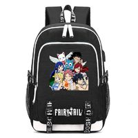 YOYOSHome Anime Fairy Tail Cosplay Laptop Bag Backpack School Bag with USB Charging Port