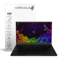 Celicious Vivid Invisible Glossy HD Screen Protector Film Compatible with Razer Blade 15 (2019) [Pack of 2]