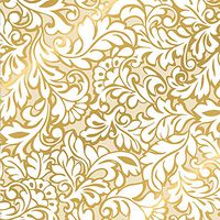 Damask Blooms Floral Wedding & Anniversary Gift Wrap Roll - 24" x 15'