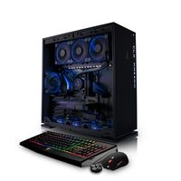 CybertronPC CLX SET GXM7206A VR-Ready Gaming PC - Liquid-Cooled AMD Ryzen 7 1700X 3.40GHz 8-Core, 32GB DDR4, 2x NVIDIA GTX 1070 SLI, 250GB SSD, 3TB HDD, Win 10