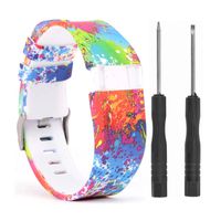 VAN-LUCKY Silicon Replacement Bands Strap Bracelet Wristband for Fitbit Charge HR Band Accessories Large (NOT fit Fitbit Charge, Fitbit Charge 2)