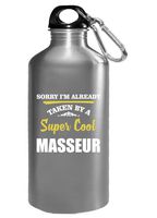 Sorry I'm Taken By Super Cool Masseur - Water Bottle