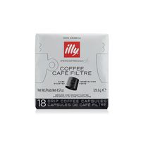 illy Coffee, Intenso iper Coffee Capsule, Dark Roast Drip Pods with Notes of Cocoa, For Brewed Coffee with illy iperEspresso Machines, 18 Count (Single Pack)