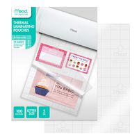 Mead Thermal Laminating Pouches, Lamination Sheets, Letter Size Pouch, 5 Mil, EZ-Align, 200 Pack (39033)