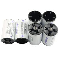 Ruiling 6pcs AA to D Size Battery Converter Portable House Battery Adapter Case