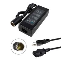 DTK 100-240v Mains AC to DC 12V Car Cigarette Lighter Voltage Converter Power Adapter 10A 120W