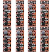 eCoreCell (40pcs) CR2430 5011LC 3V 3 Volt Lithium Single Use Non-Rechargeable Button Coin Cell Battery