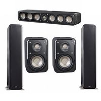 Polk Audio Signature 5.0 System with 2 S55 Tower Speaker, 1 Polk S35 Center Speaker, 2 Polk S10 Surround Speaker