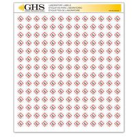 GHS/HazCom 2012: Hazard Class Pictogram Label, Environment Pollutant, 1/2" each (Pack of 1820)